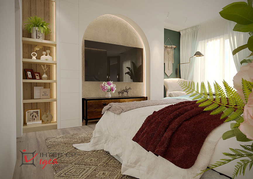 Спальня у скандинавському стилі