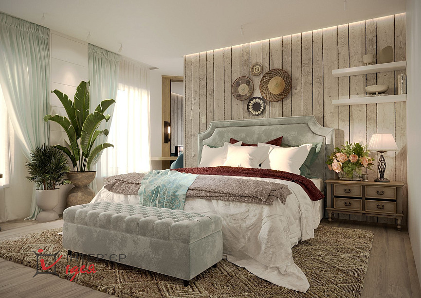 Спальня у скандинавському стилі