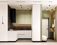 Баланс спокою : тепло текстур і світла. Дизайн КУХНІ-СТУДІЇ