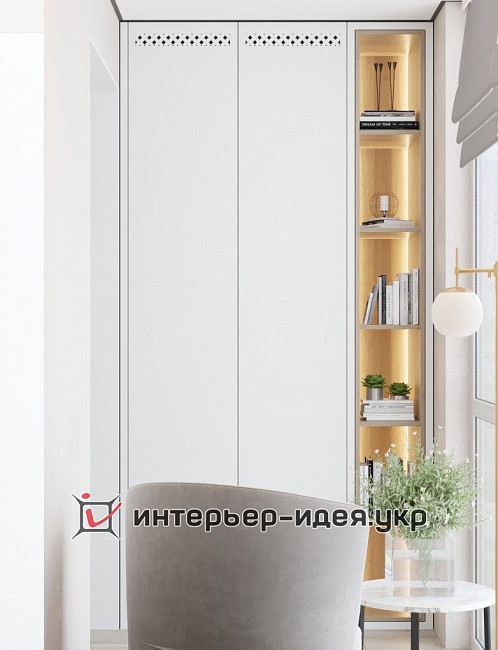 Стильна ніжна спальня з нотками класики