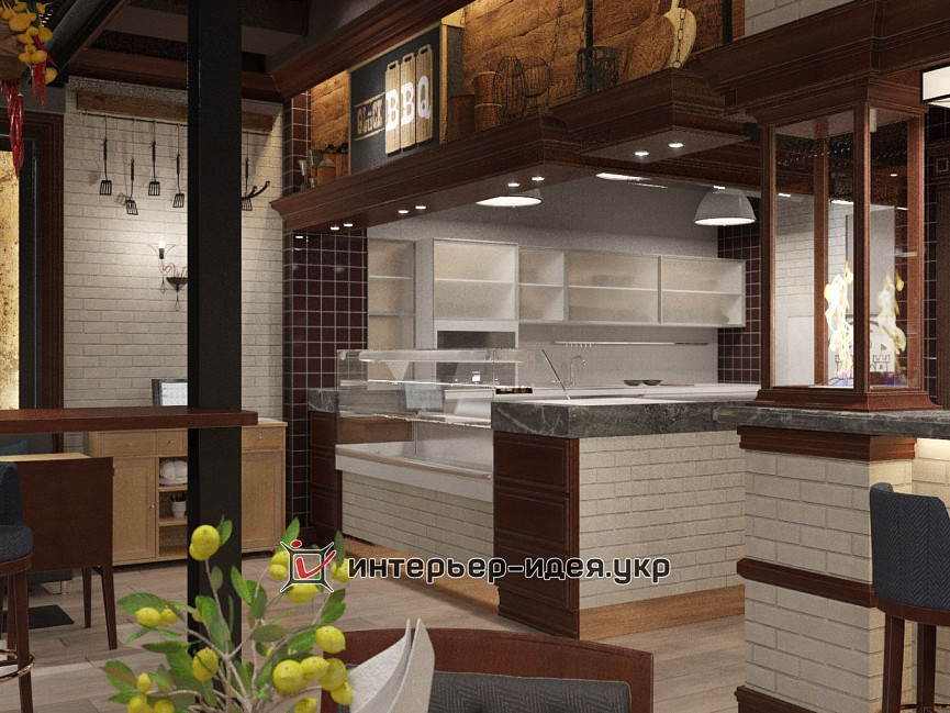 Дизайн ресторану GLüCK TURM GRILLE