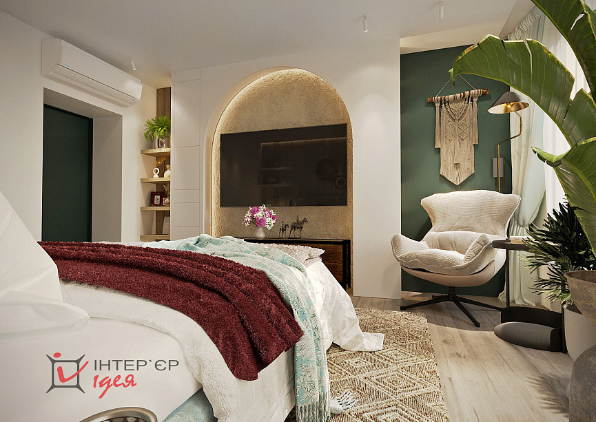 Спальня у скандинавському стилі