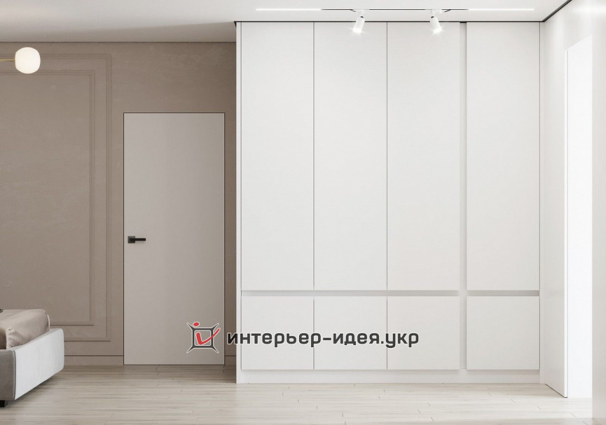 Стильна ніжна спальня з нотками класики