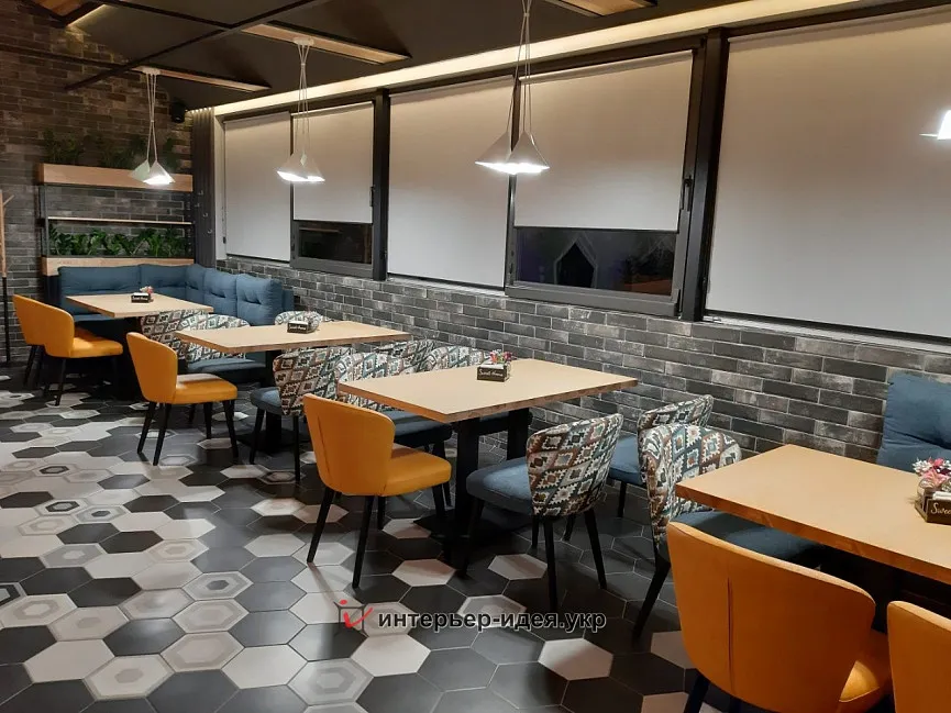 Фото реалізації дизайну піцерії Атлантида