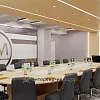 Лаконічне оформлення переговорної «Графія Україна»