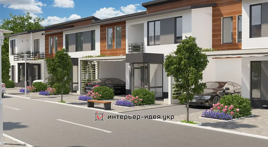 Дизайн території і фасадів житлового комплексу