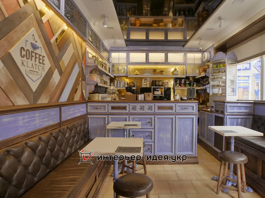 Кафе Coffee Clatch. Фото реалізованого проекту.