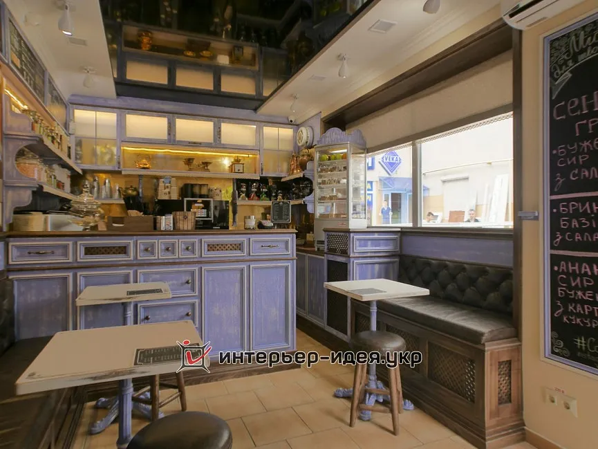 Кафе Coffee Clatch. Фото реалізованого проекту.