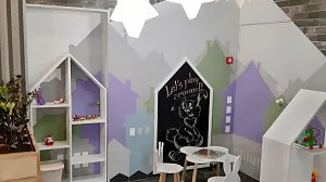 Різноманіття деталей в дизайні піцерії Атлантида