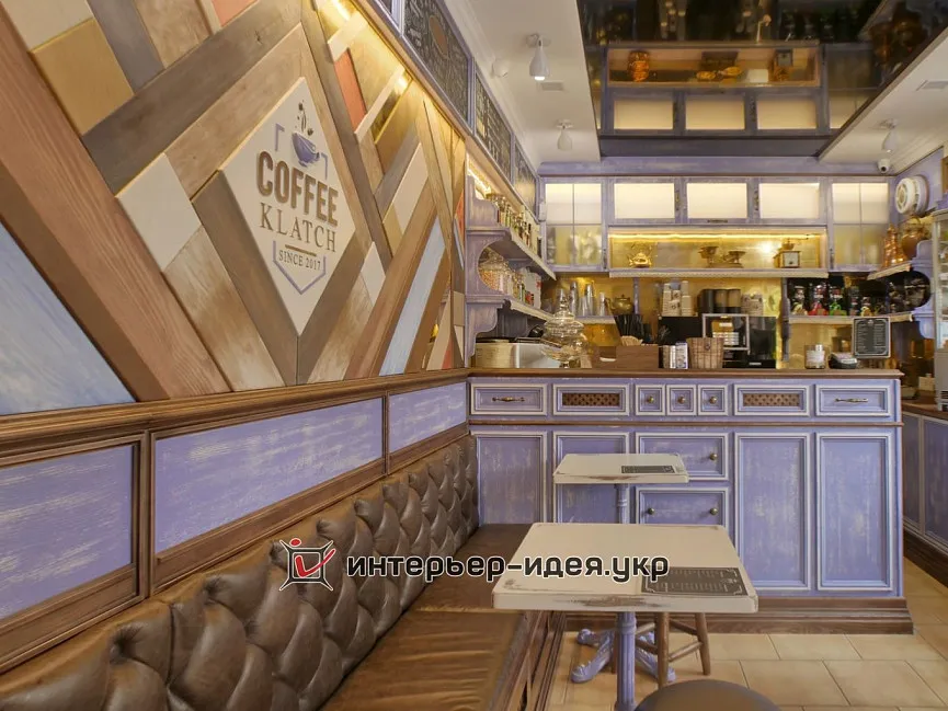 Кафе Coffee Clatch. Фото реалізованого проекту.